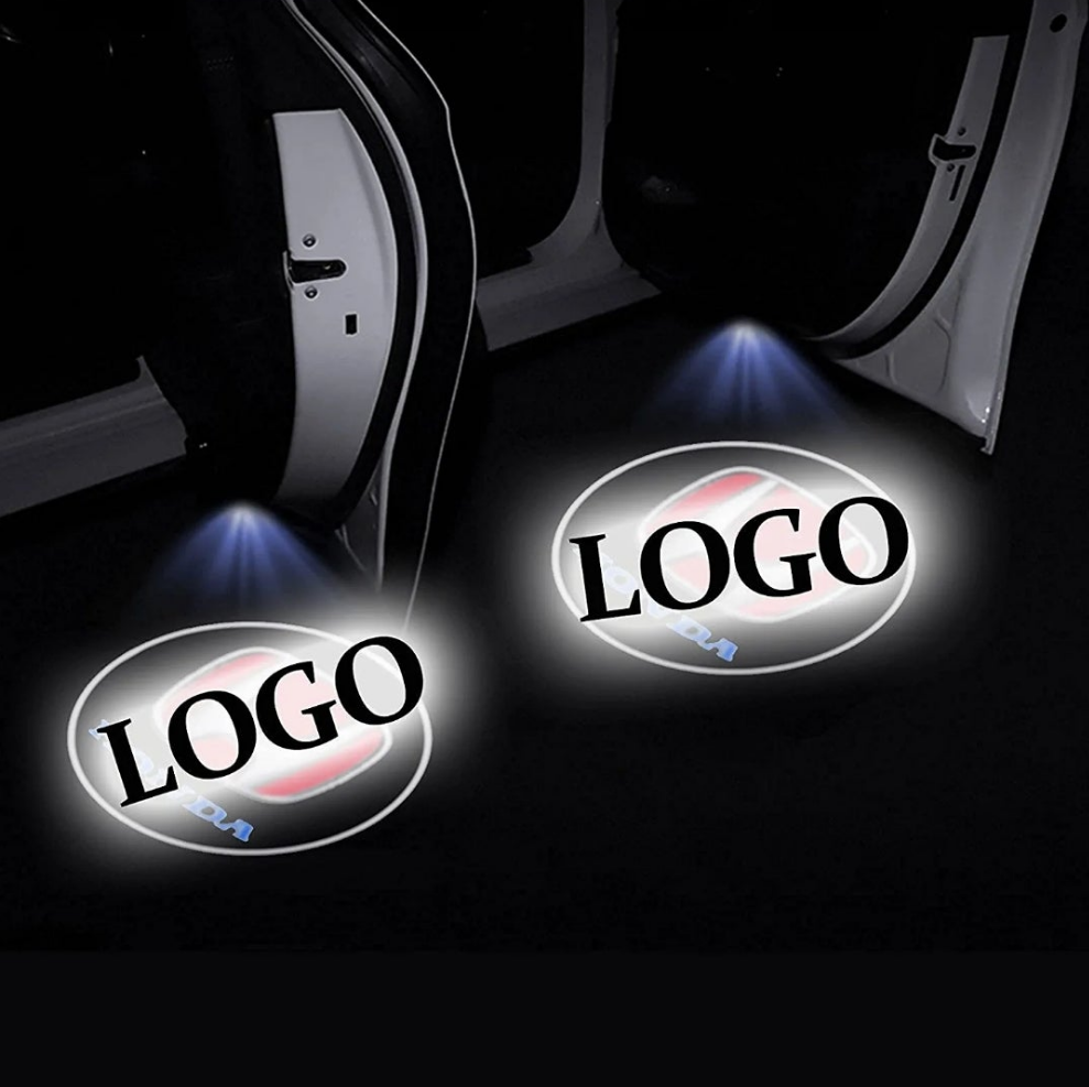 Image reflector lights for car doors Logos of all brands