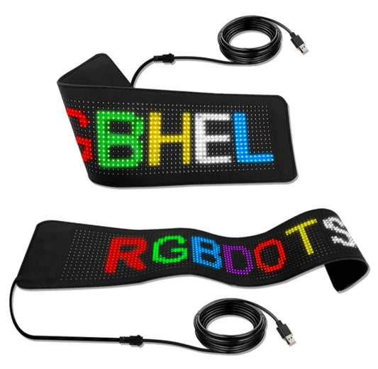 Programmable Flexible LED Display Screen Car